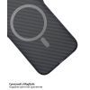 Чехол для мобильного телефона BeCover FIBRA Carbonite MagSafe Apple iPhone 17 Pro Black (715409) изображение 6