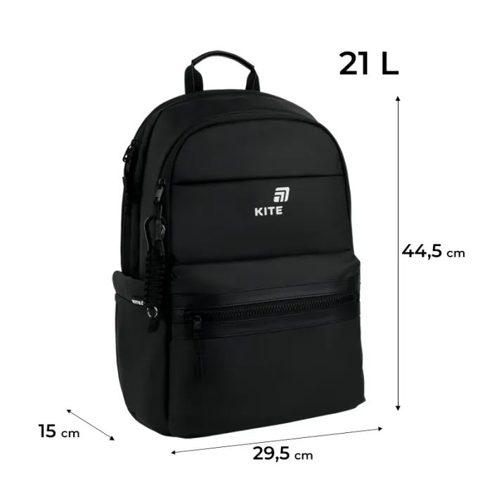Рюкзак шкільний Kite Education teens 2721L Black (K26-2721L-2) зображення 12