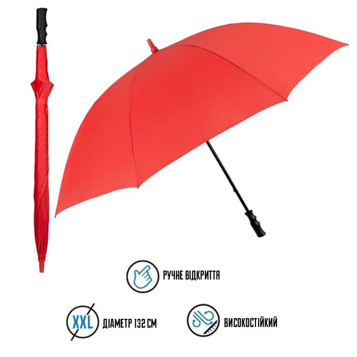 Зонт Perletti Golf XXL тростина, з системою антивітер, біла (P96020-04) изображение 3