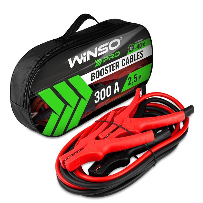 Провода для запуска для автомобиля WINSO PRO сила стуму 300A, довжина 2.5м (138130) изображение 4