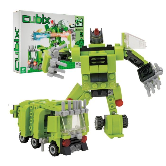 Конструктор Cubix Traxfigure 2-в-1, зеленый (39727/1)