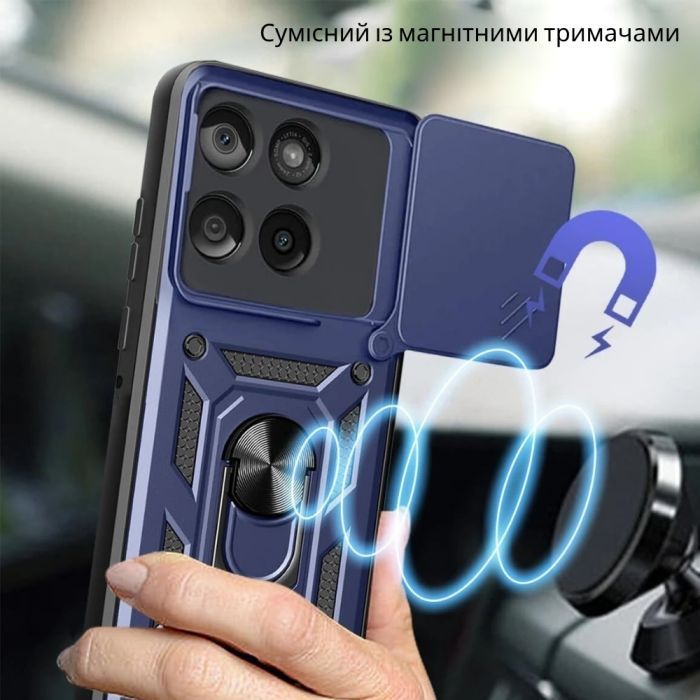 Чохол до мобільного телефона BeCover Military Motorola Edge 60 Pro Blue (715528) зображення 5