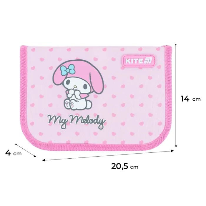 Пенал Kite Hello Kitty 621 HK-3, без наповнення, 1 відділення, 1 відворот (HK26-621-3) изображение 6