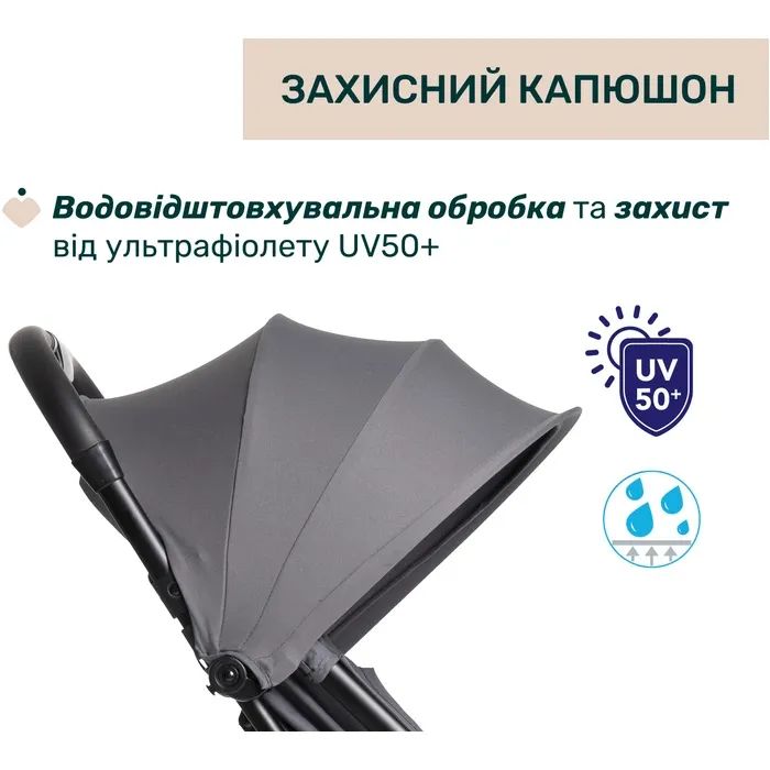 Коляска Chicco Urbino Сіра (8058664182008) (87138.26) изображение 5