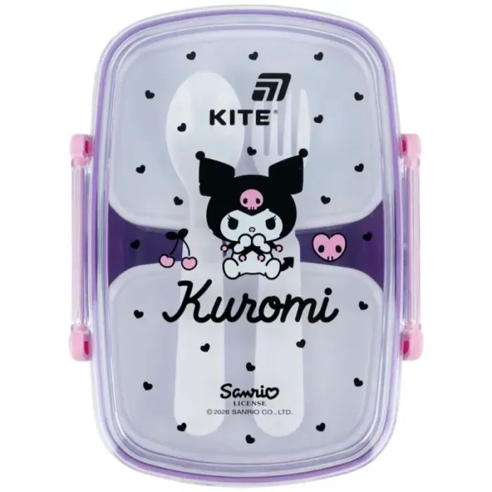 Ланч-бокс дитячий Kite Kuromi з наповненням 750 мл (HK26-181-2) зображення 2