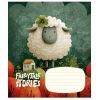 Зошит Школярик Fairytale Stories 12 аркушів коса лінія (012-3755C)