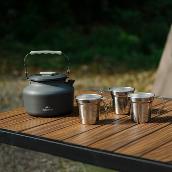 Чайник туристический Naturehike CNK2450CF030 1,4 л, алюміній (6927595788653) изображение 10