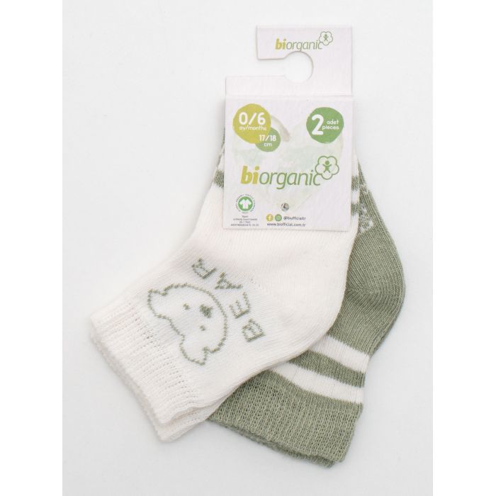 Носки детские Bibaby с мишкой (68408-12-18-green) изображение 2