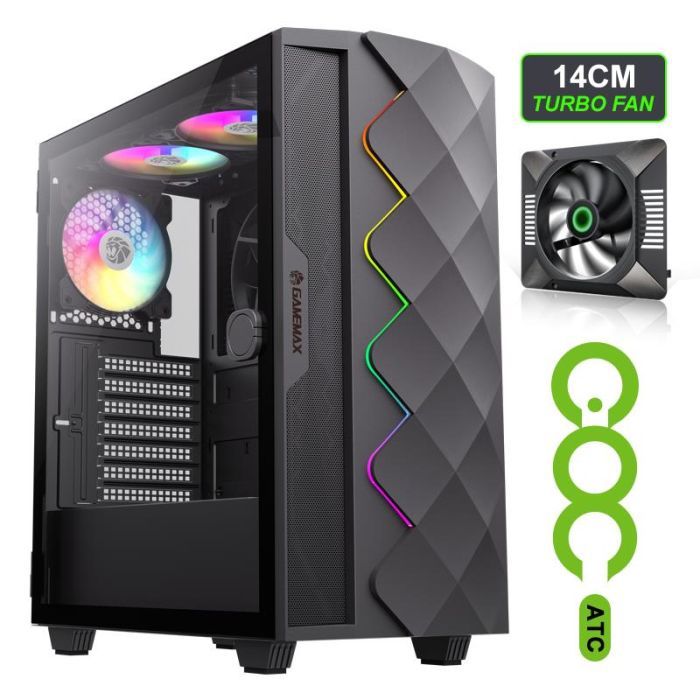 Корпус для ПК Gamemax DIAMOND CP BK изображение 12