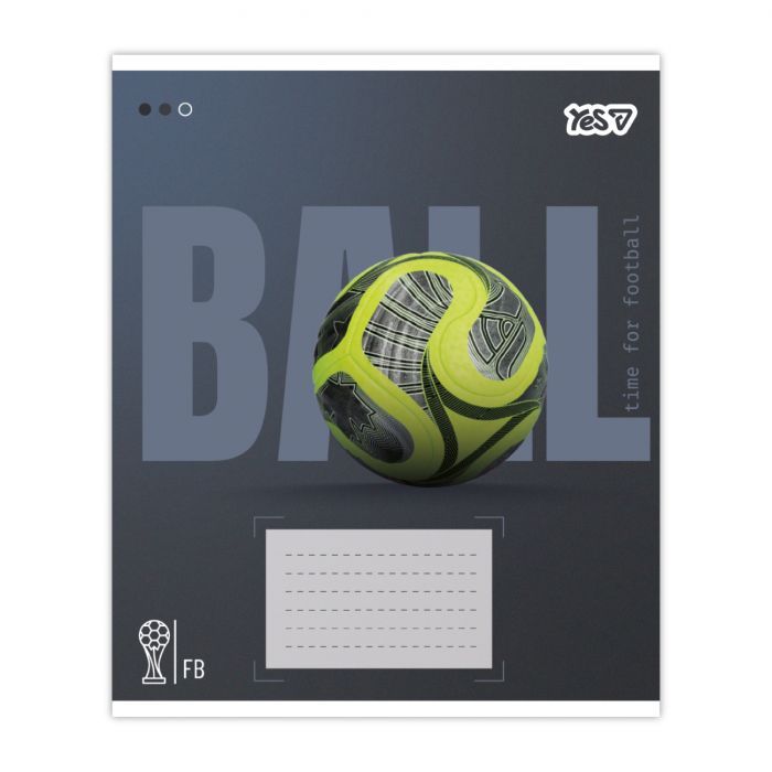 Зошит Yes Ball А5 24 аркуша лінія (768682) зображення 5