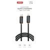 Дата кабель USB-C to Lightning 1.0m 27W black XO (XO-CB-300CL-BK) изображение 2