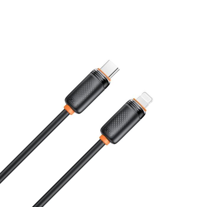 Дата кабель USB-C to Lightning 1.0m 27W black XO (XO-CB-300CL-BK) изображение 3