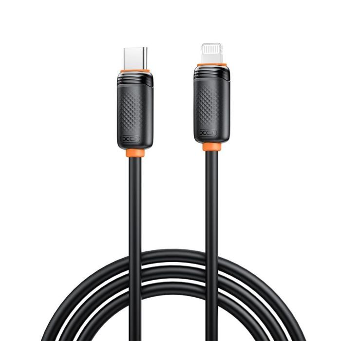 Дата кабель USB-C to Lightning 1.0m 27W black XO (XO-CB-300CL-BK) изображение 4