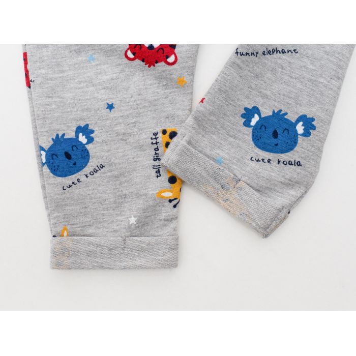 Набор детской одежды Breeze с животными (15874-74B-gray) изображение 9