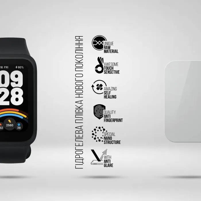 Пленка защитная Armorstandart Matte hydrogel Xiaomi Smart Band 9 Active 6 pcs (ARM92132) изображение 2