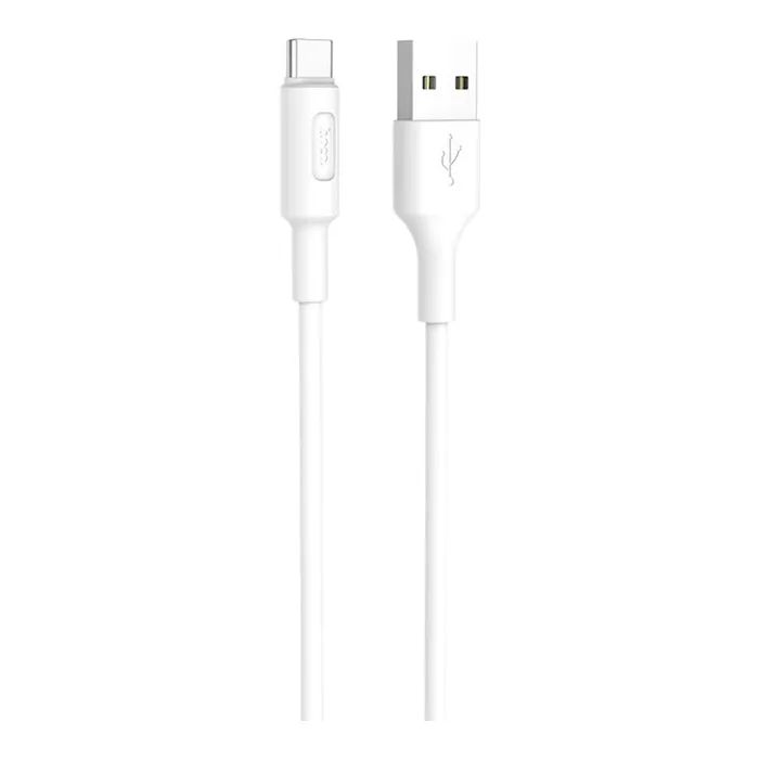 Дата кабель USB 2.0 AM to USB-C 1.0m 2A X25 black HOCO (6957531080145) изображение 2