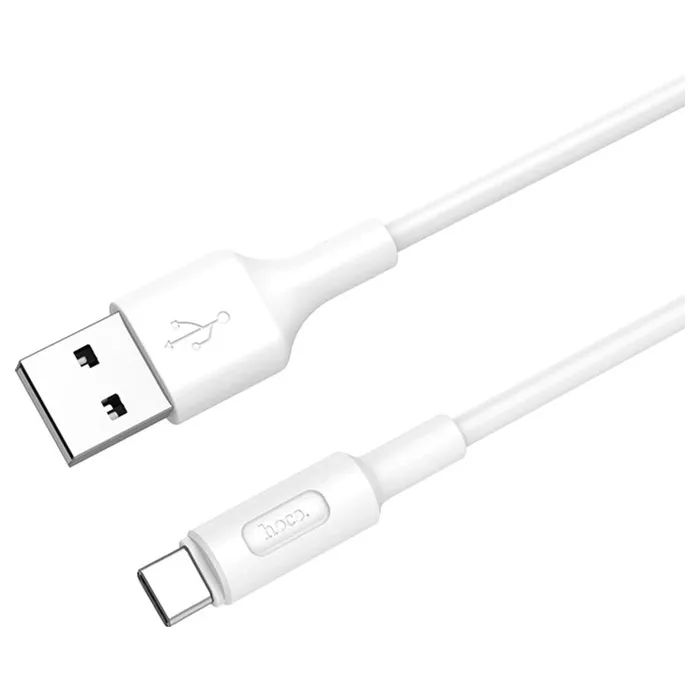 Дата кабель USB 2.0 AM to USB-C 1.0m 2A X25 black HOCO (6957531080145) изображение 3