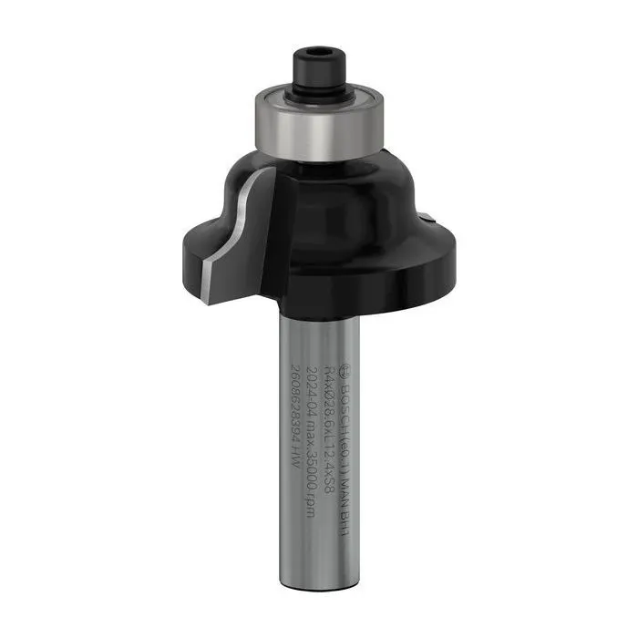 Фреза Bosch Professional, Std S8, профільна B, R4, B8, L12.4 (2.608.628.394)