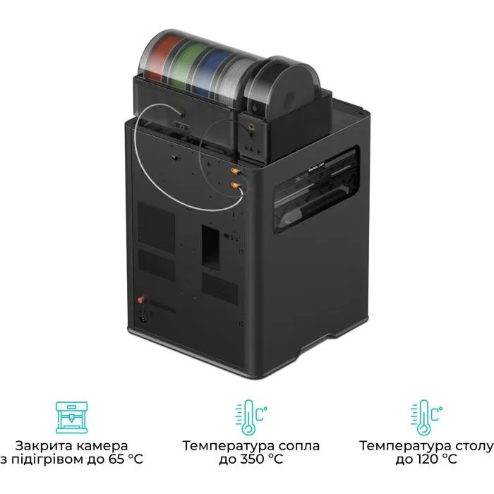 3D-принтер Bambu Lab H2D Pro AMS Combo изображение 3