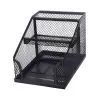 Подставка для мелочей Buromax 152 x 102 x 103 мм, металлическая, черная (BM.6245-01)