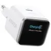 Зарядное устройство Anker USB-C 45W Smart Display white (A121DG21)
