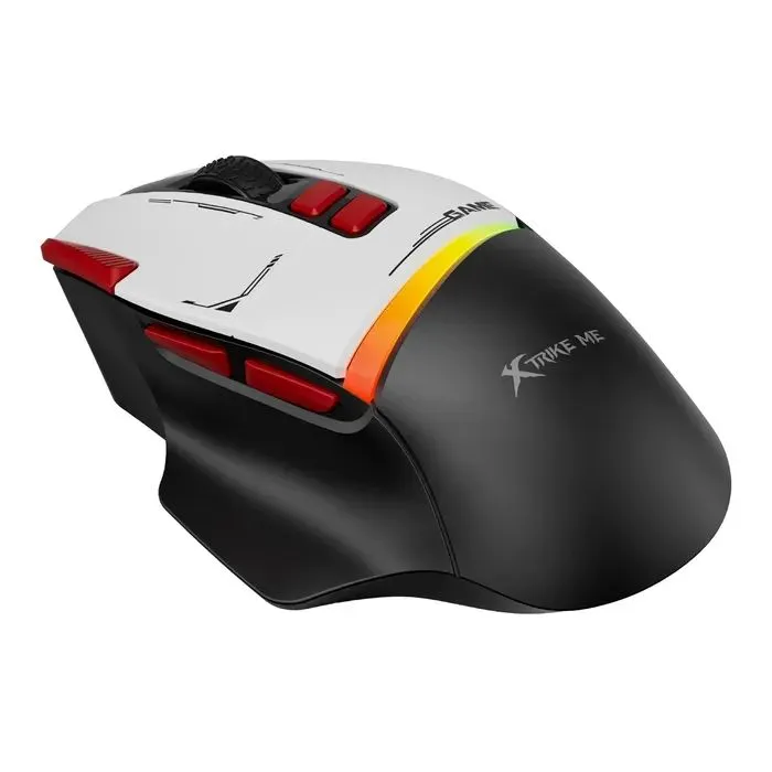 Мишка Xtrike ME GM-325 RGB USB Black/White (GM-325BK) зображення 2