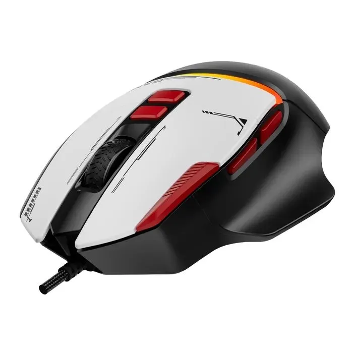 Мишка Xtrike ME GM-325 RGB USB Black/White (GM-325BK) зображення 3