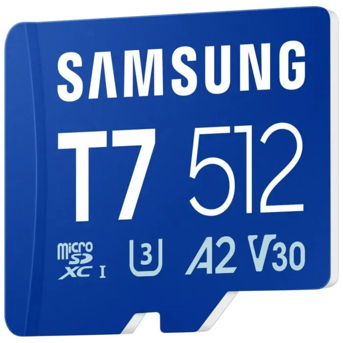 Карта памяти Samsung 512GB microSDXC class 10 UHS-I U3 V30 A2 T7 (MB-MB512T/WW) изображение 3