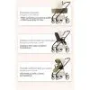 Коляска Kidilo 2в1 Haolaifu H3 Khahi Хакі (6928270766423) (1195571) изображение 13