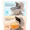 Коляска Kidilo 2в1 Haolaifu H3 Khahi Хакі (6928270766423) (1195571) изображение 20