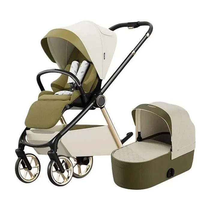 Коляска Kidilo 2в1 Haolaifu H3 Khahi Хакі (6928270766423) (1195571) изображение 2