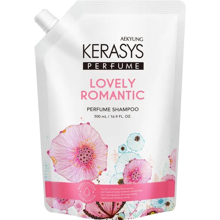 Шампунь KeraSys Lovely & Romantic Perfumed Shampoo Дой-пак 500 мл (8801046396940)