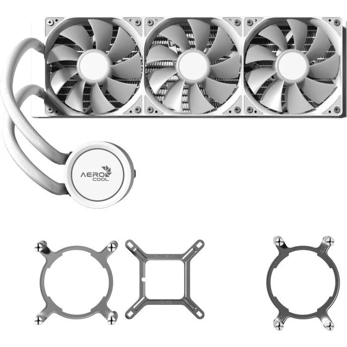 Система жидкостного охлаждения AeroCool Abyss L360R White (ACLA-AB36117.21) изображение 5