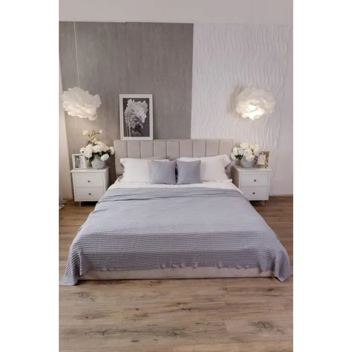 Плед Прованс COTTON сірий 120 х 200 см (039529)