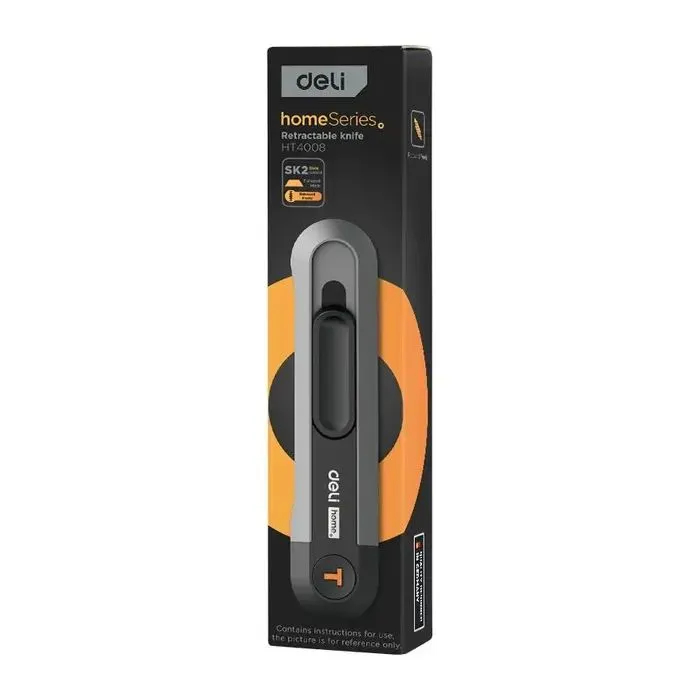Нож канцелярский Deli 135 (EHT4008) изображение 2