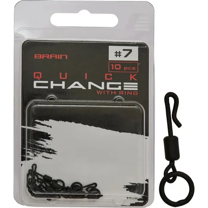 Вертлюг Brain Quick Change With Ring No.7 (10 шт/уп) SGCA-8021-7 (1858.24.67)