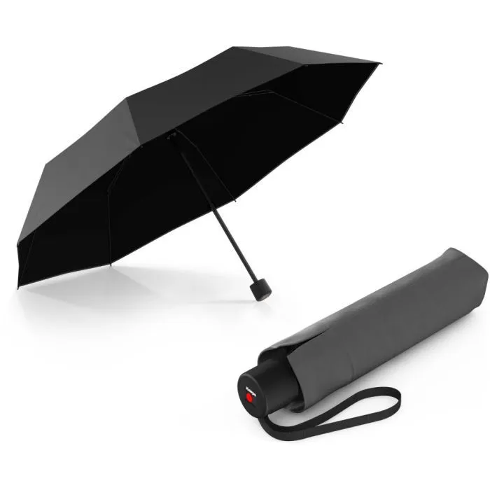 Зонт Knirps A.050 Dark Grey Black HeatShield механічна, складана (Kn95-7051-08002)