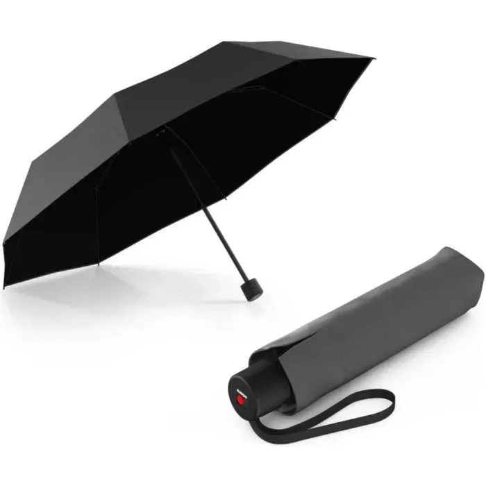 Зонт Knirps A.050 Dark Grey Black HeatShield механічна, складана (Kn95-7051-08002)