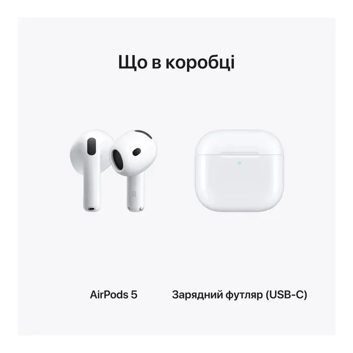 Наушники Apple AirPods 5 (MKFW4ZE/A) изображение 7