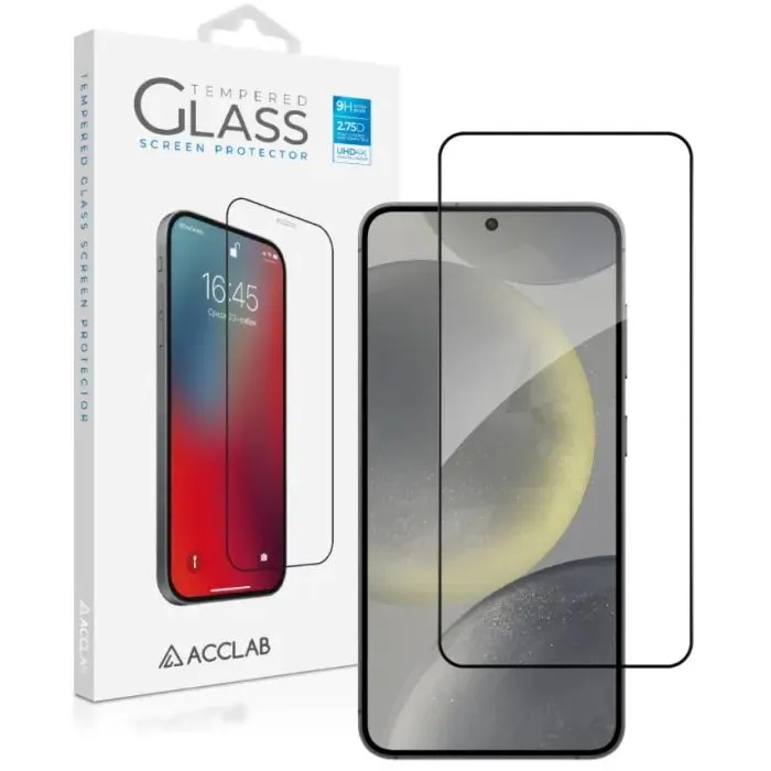 Скло захисне ACCLAB Full Glue Samsung Galaxy S24 Plus Black (1283126591907)