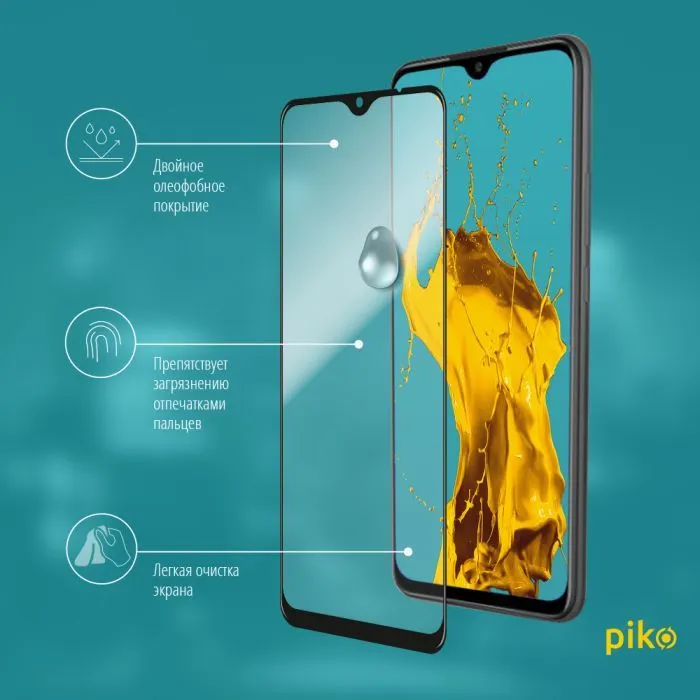 Скло захисне Piko Full Glue Xiaomi Redmi 9 Black (1283126503023) зображення 4