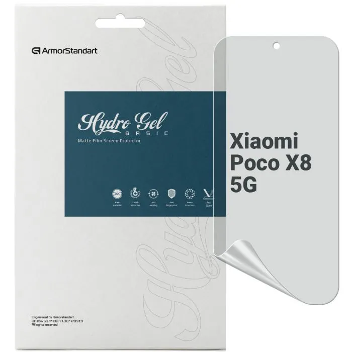 Плівка захисна Armorstandart Matte hydrogel Xiaomi Poco X8 5G (ARM90684)