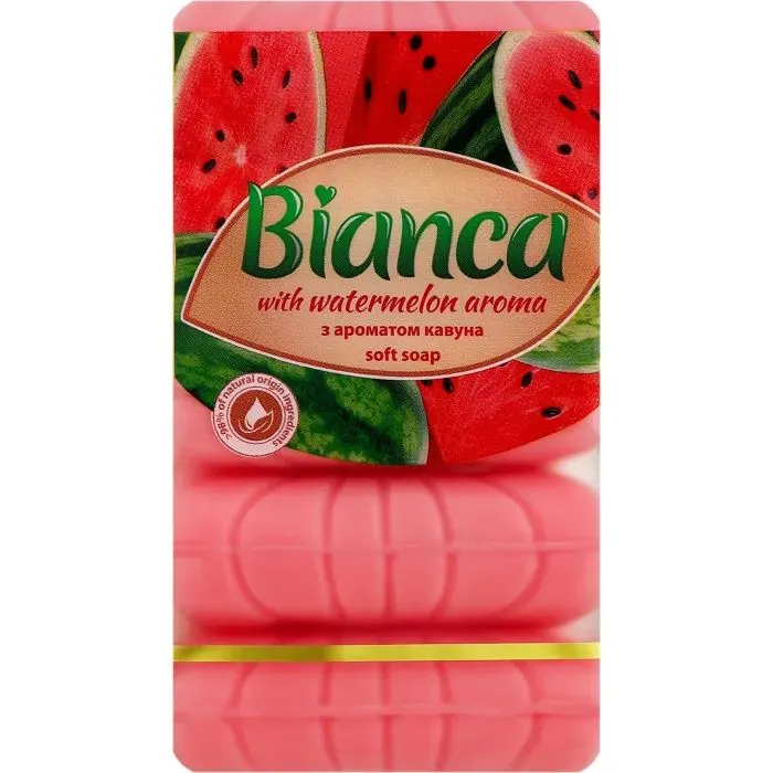 Тверде мило Bianca Watermelon Aroma Soft Soap 5 х 70 г (4823107611506)