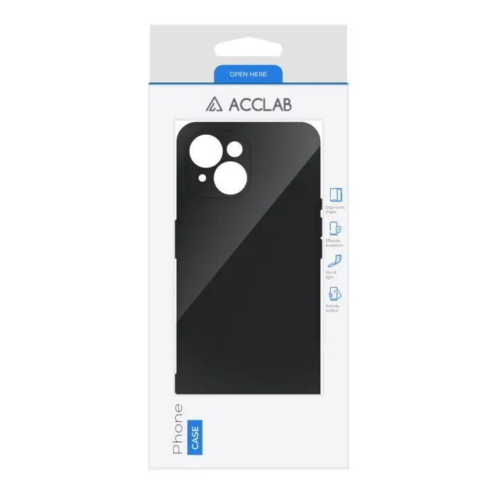 Чохол до мобільного телефона ACCLAB SoftShell Apple iPhone 15 Plus Black (1283126586439) зображення 2