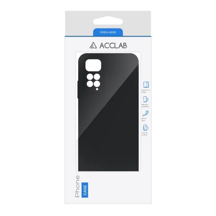 Чохол до мобільного телефона ACCLAB SoftShell Xiaomi Redmi Note 11 Black (1283126553004) зображення 2