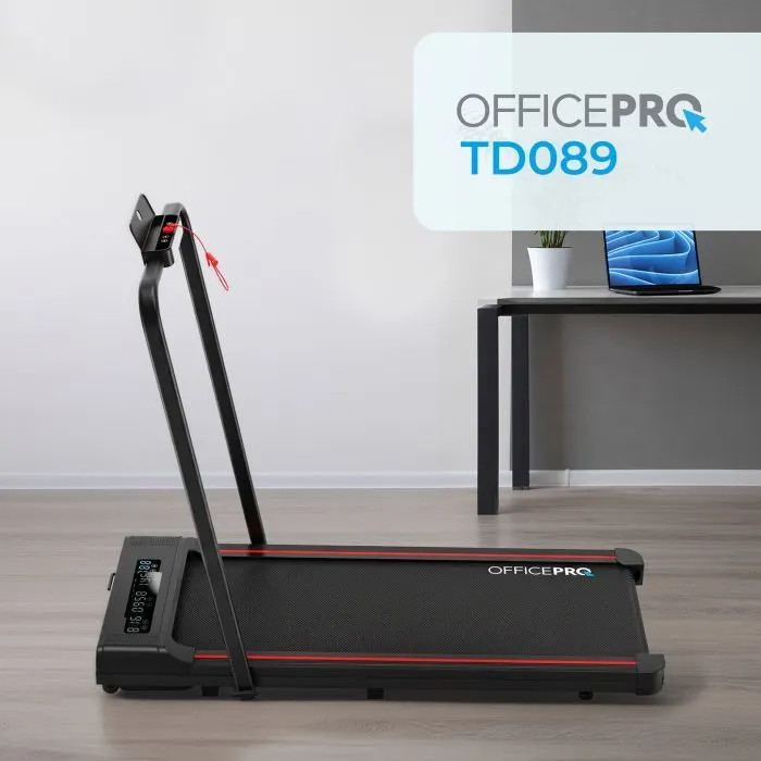 Бігова доріжка OfficePro TD089 2 HP 1-10 км/год 130 кг (TD089) зображення 3