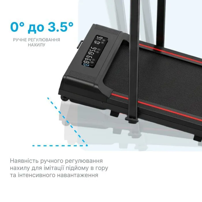 Бігова доріжка OfficePro TD089 2 HP 1-10 км/год 130 кг (TD089) зображення 7