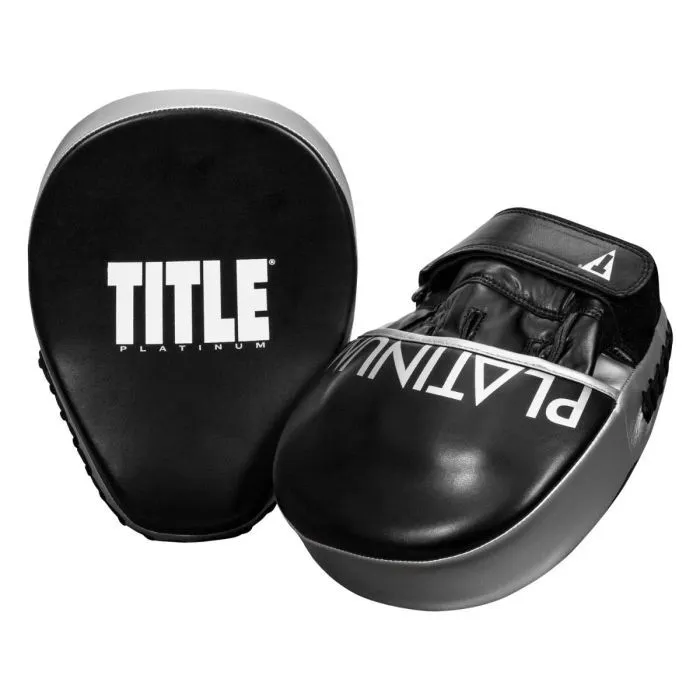 Лапи боксерські Title Platinum Prolific Punch Mitts - Black/Silver (PLPM BK/SV) зображення 3