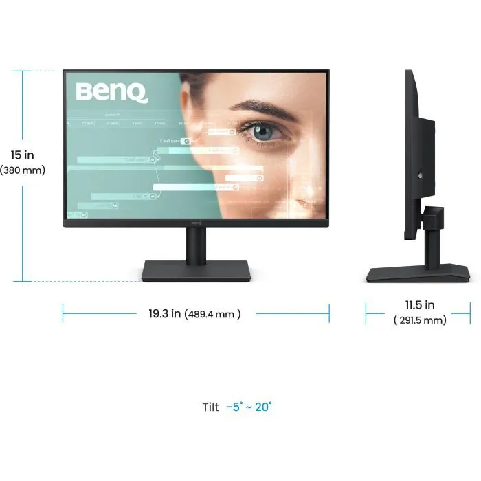 Монітор BenQ GW2291 (9H.LPALM.MBE) зображення 8