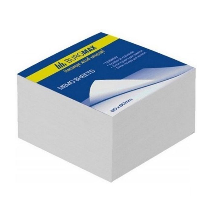 Папір для нотаток Buromax White 80х80х50мм, unglued (BM.2205)